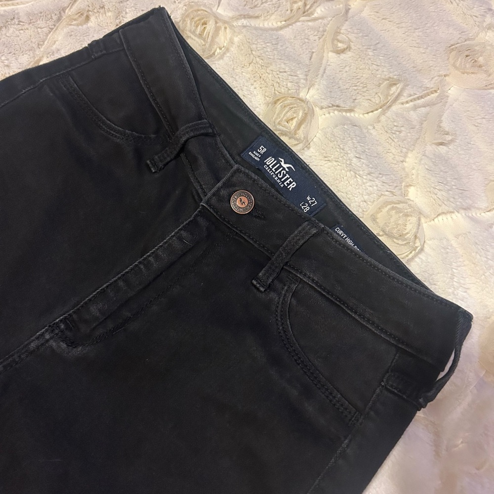 Hollister 5R, 27,  Curvy High-Rise Black Jean Jeans Leggings Advanced Stretch